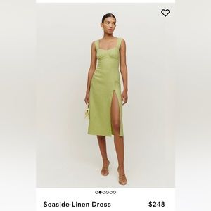 NWT Reformation Seaside Linen Dress size 2 / XS